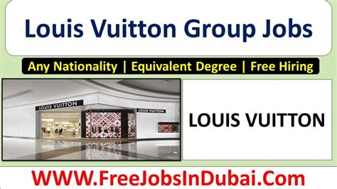 louis vuitton careers dubai|louis vuitton job application.